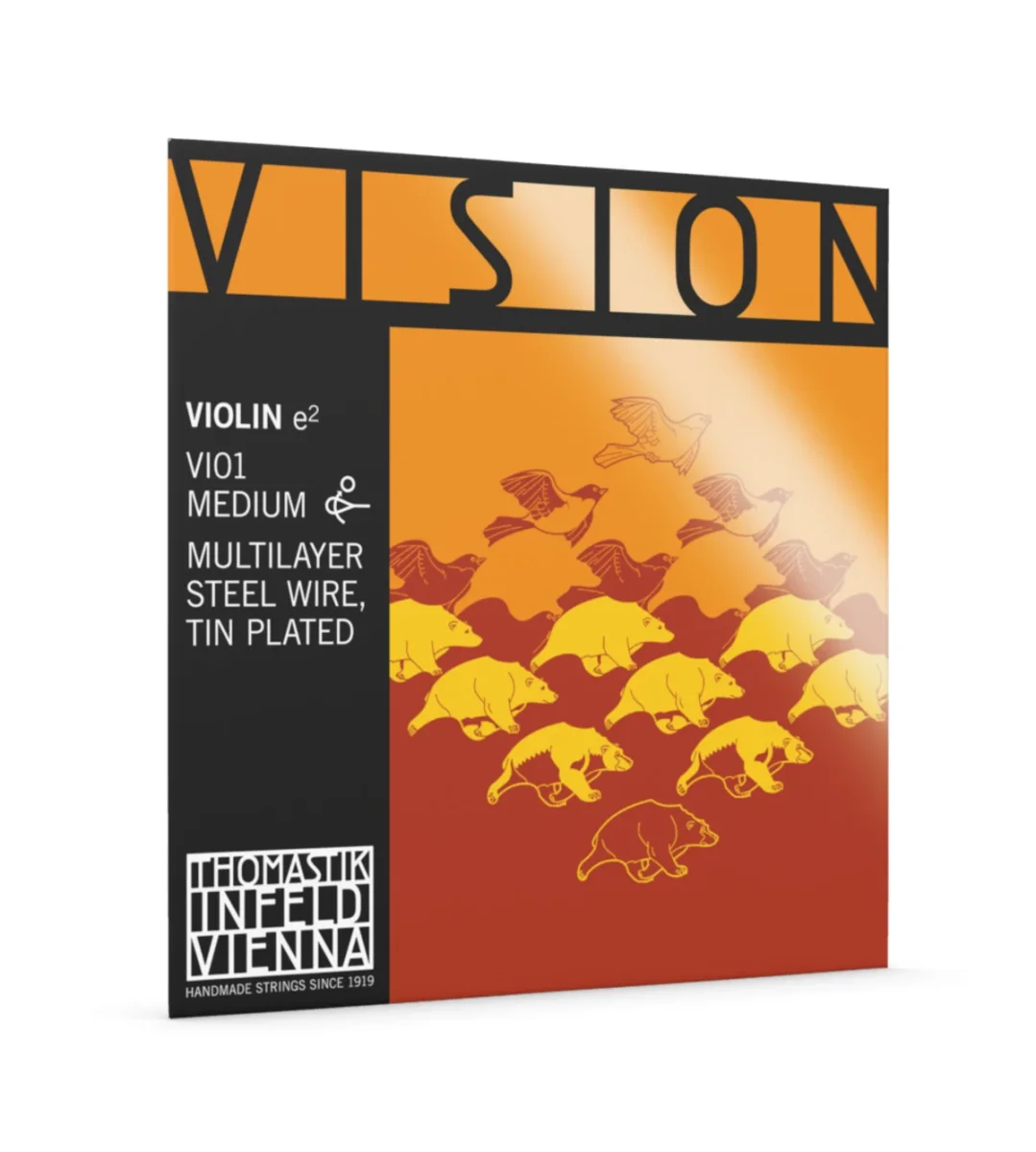 Cuerda MI p. violín, Vision