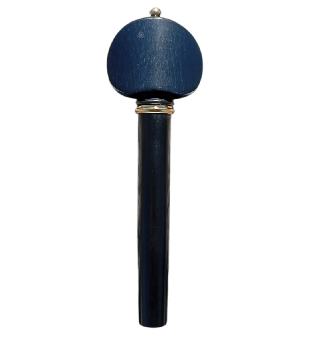 Clavija violín Hill, ébano bolita y collar dorado