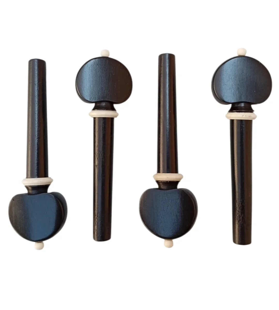 Jgo clavija Chelo Hill ébano bolita/collar bco.