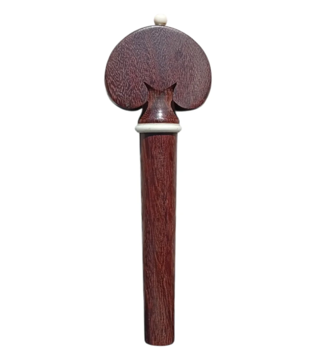 Clavija violín corazón, palis bolita/collar hueso