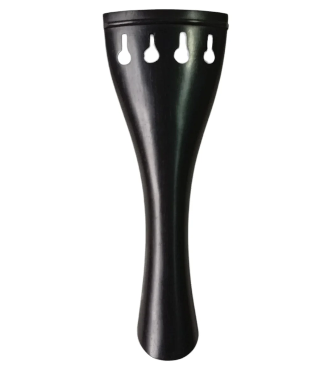 Cordal curvo violín, ébano tira negra