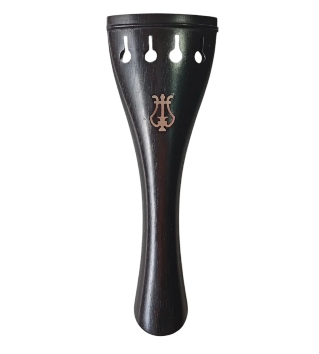 Cordal curvo viola, ébano con lira 135mm