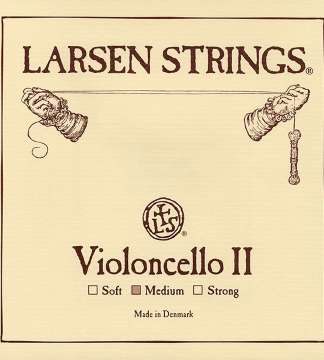 Cuerda RE medium p. violonchelo, Larsen