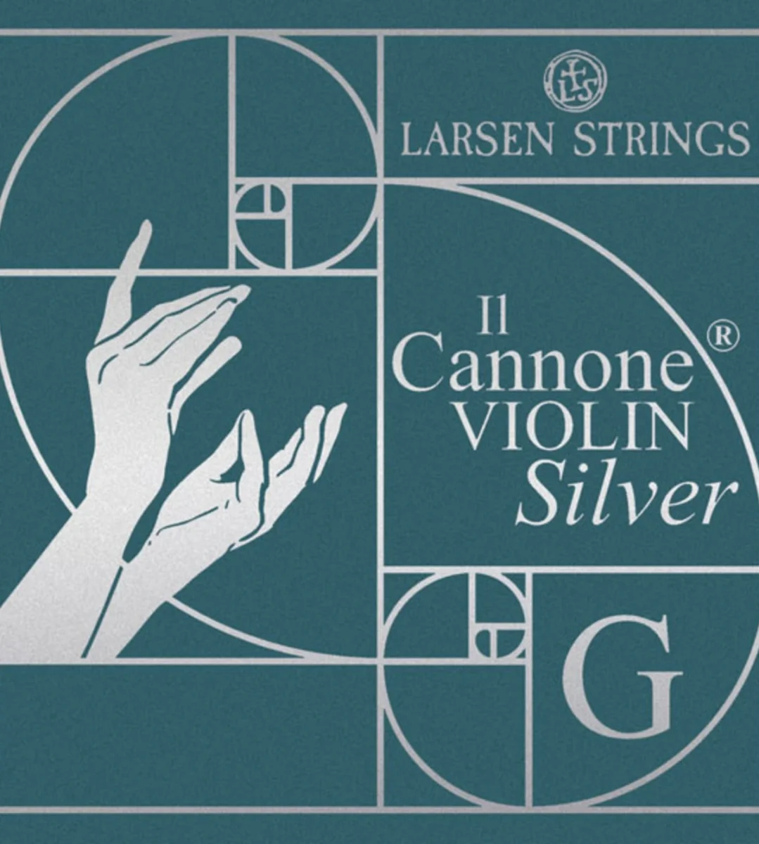 Cuerda SOL para violín il cannone silver