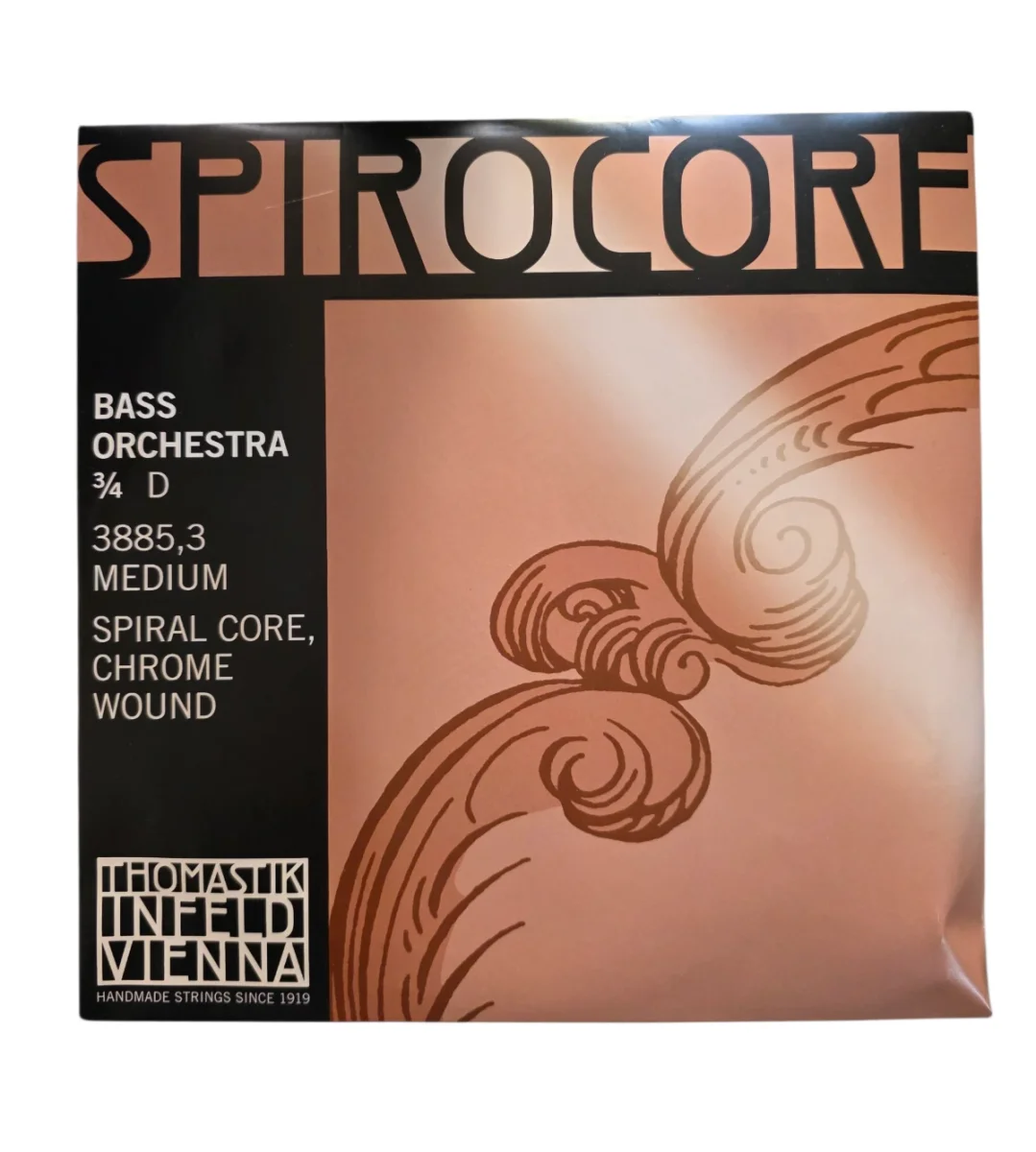 Cuerda RE p. contrabajo 3/4 orquesta, Spirocore
