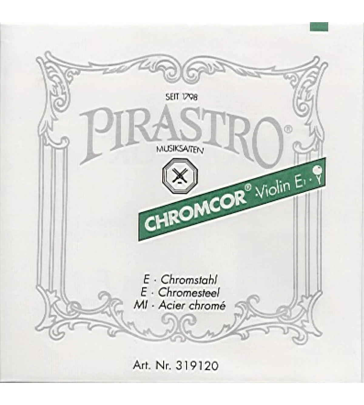 Cuerda MI p. violín 1/4-1/8, Chromcor