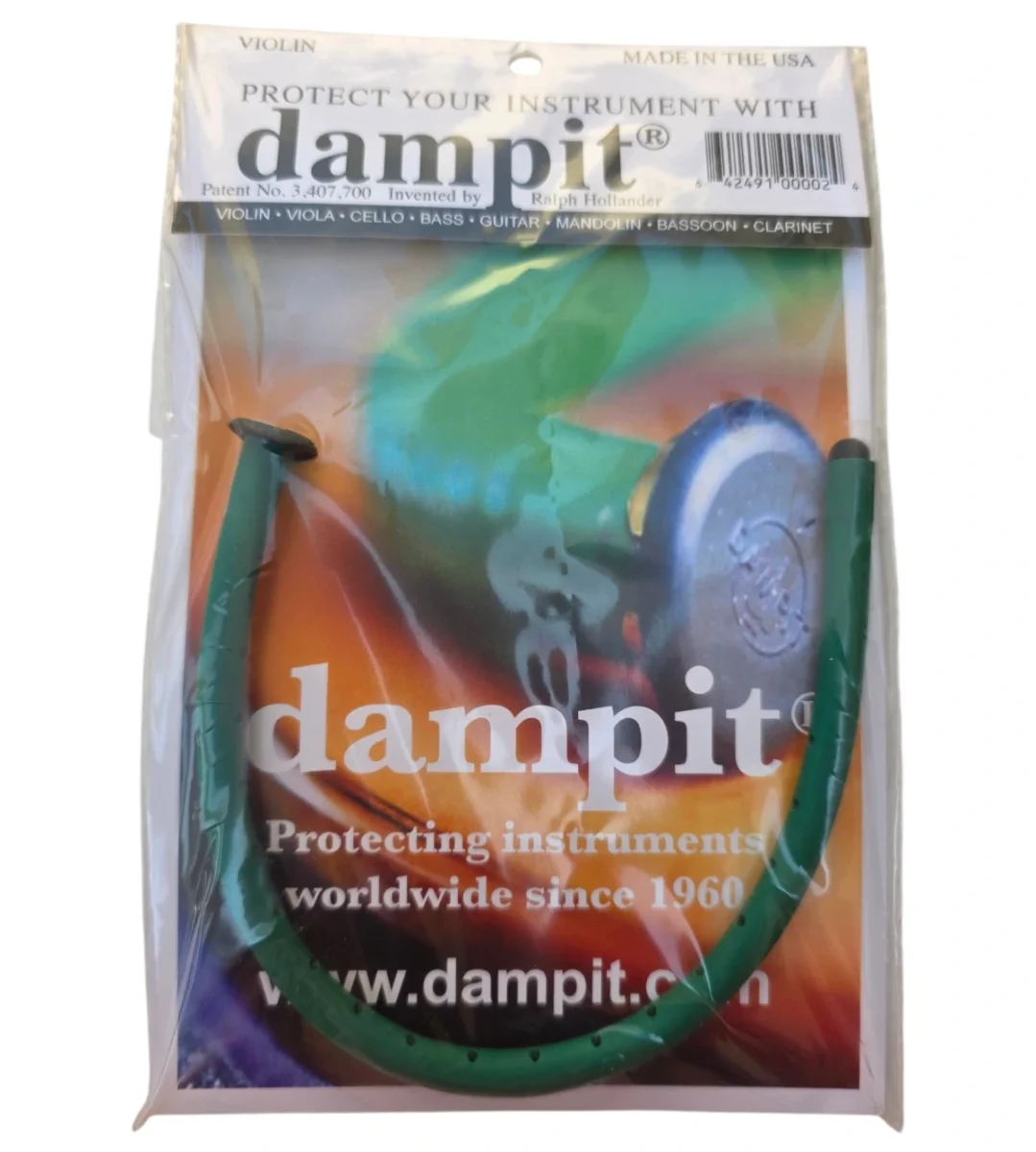 Humidificador marca Dampit p. violín