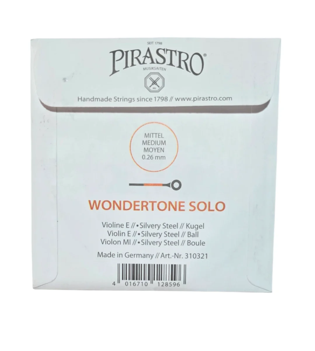 Cuerda MI p. violín, Wondertone Solo