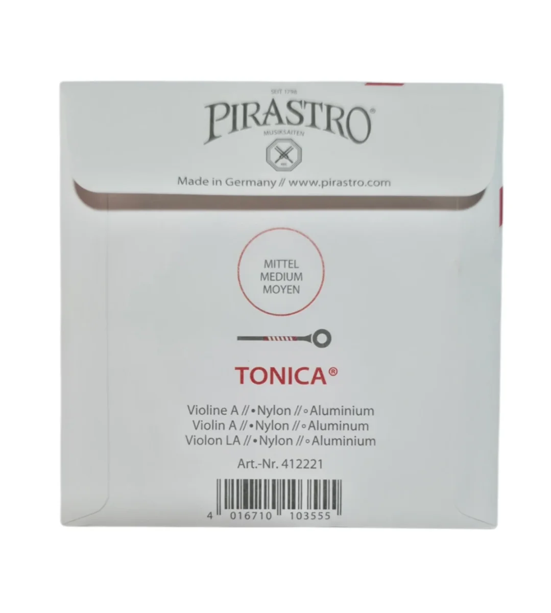 Cuerda LA p. violín, Tonica