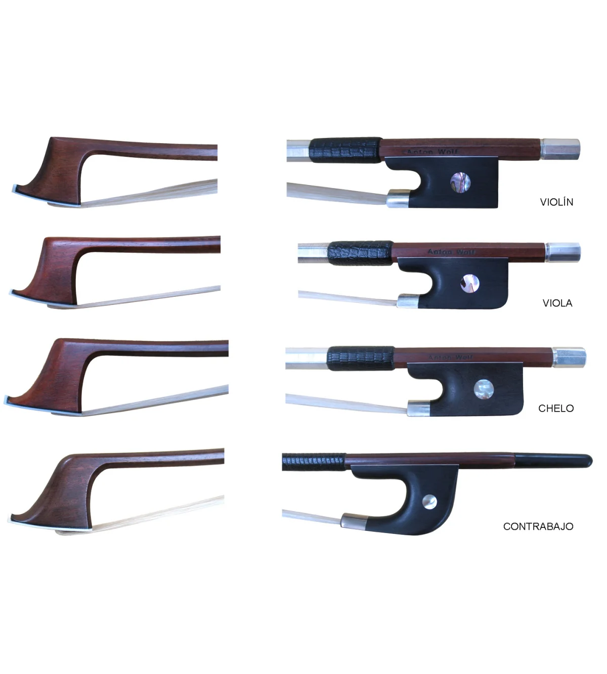 Arco p. contrabajo Anton Wolf francés