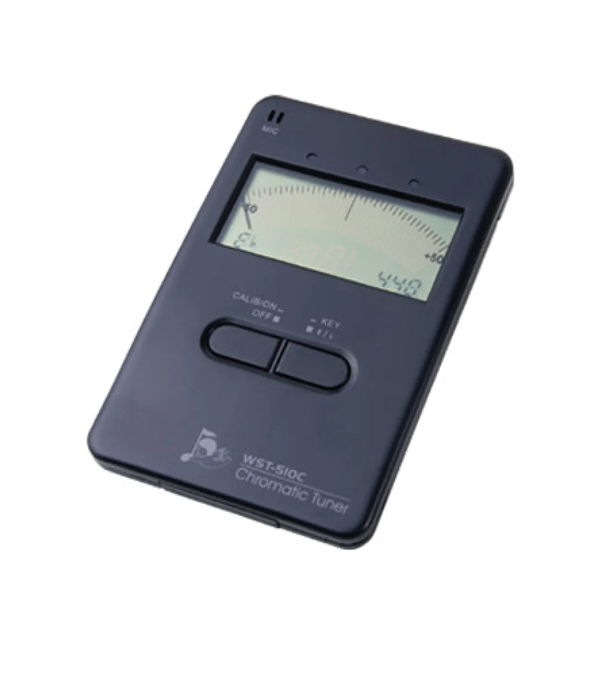 Afinador elec. ins. cuerda aliento, cromático tarjeta