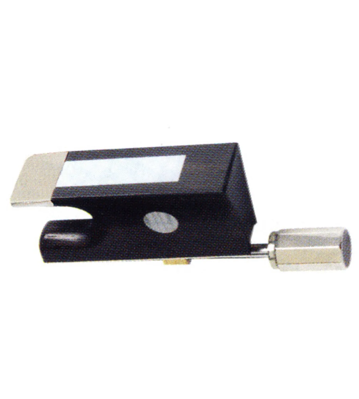 Talón sencillo alemán de ébano para contrabajo