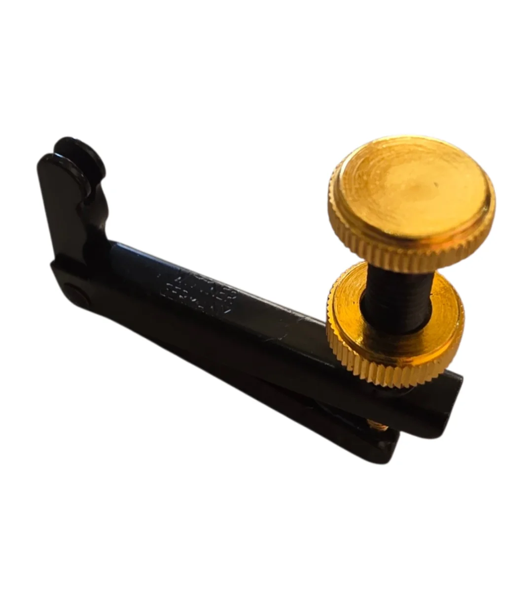 Afinador mod. Fix negro con tornillo dorado p. chelo