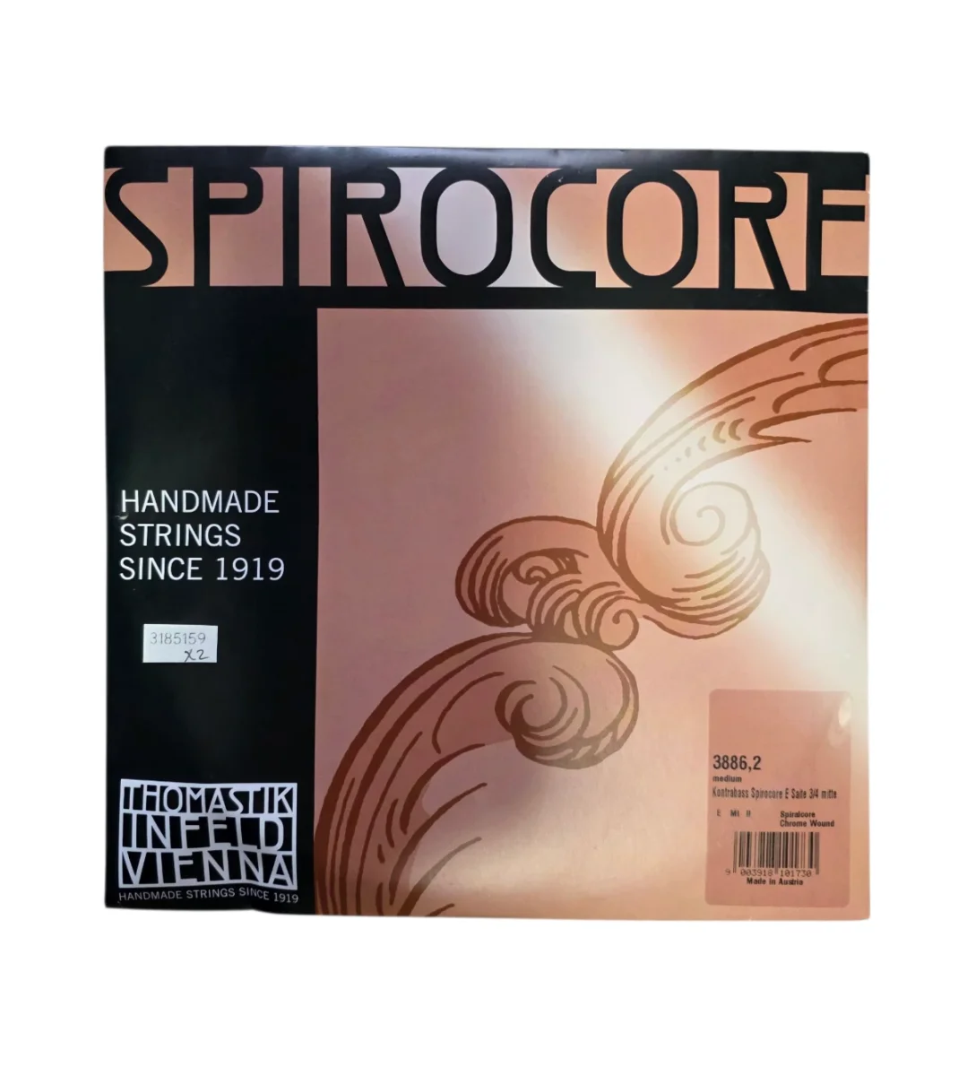 Cuerda MI p. contrabajo 3/4 SOLO,  Spirocore