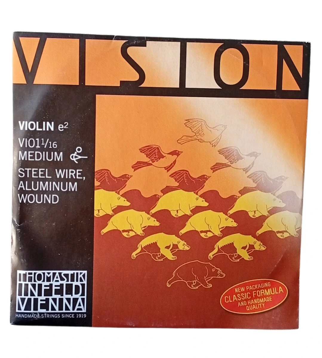Cuerda MI p. violín 1/16, Vision