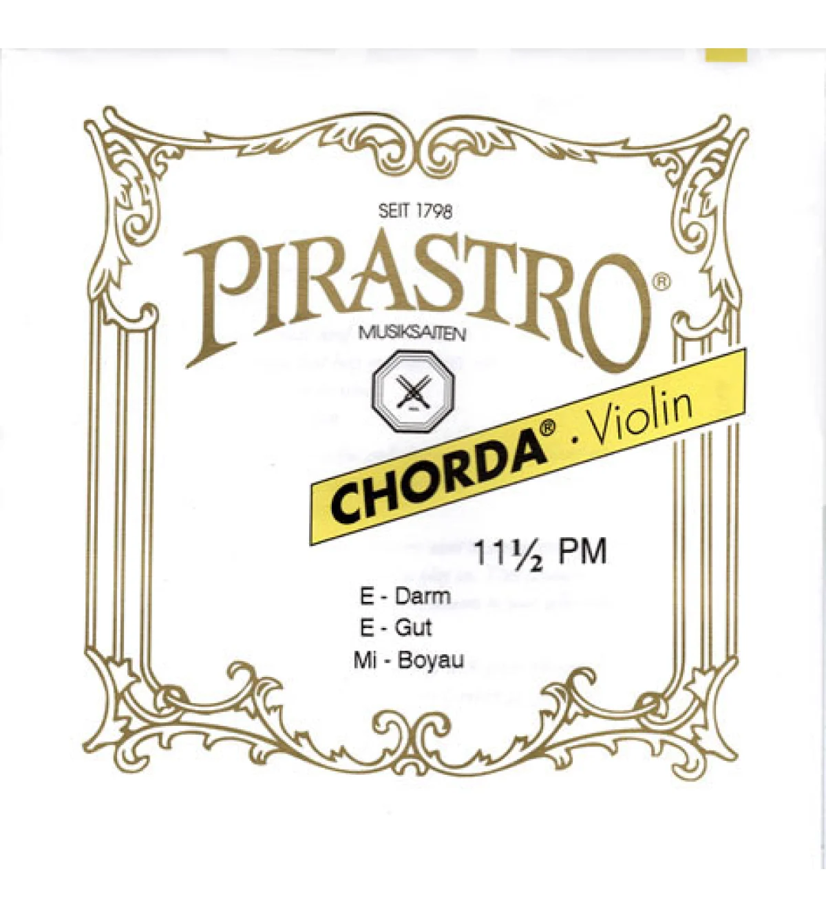 Cuerda SOL p. violín, Chorda, plata, tensión fuerte