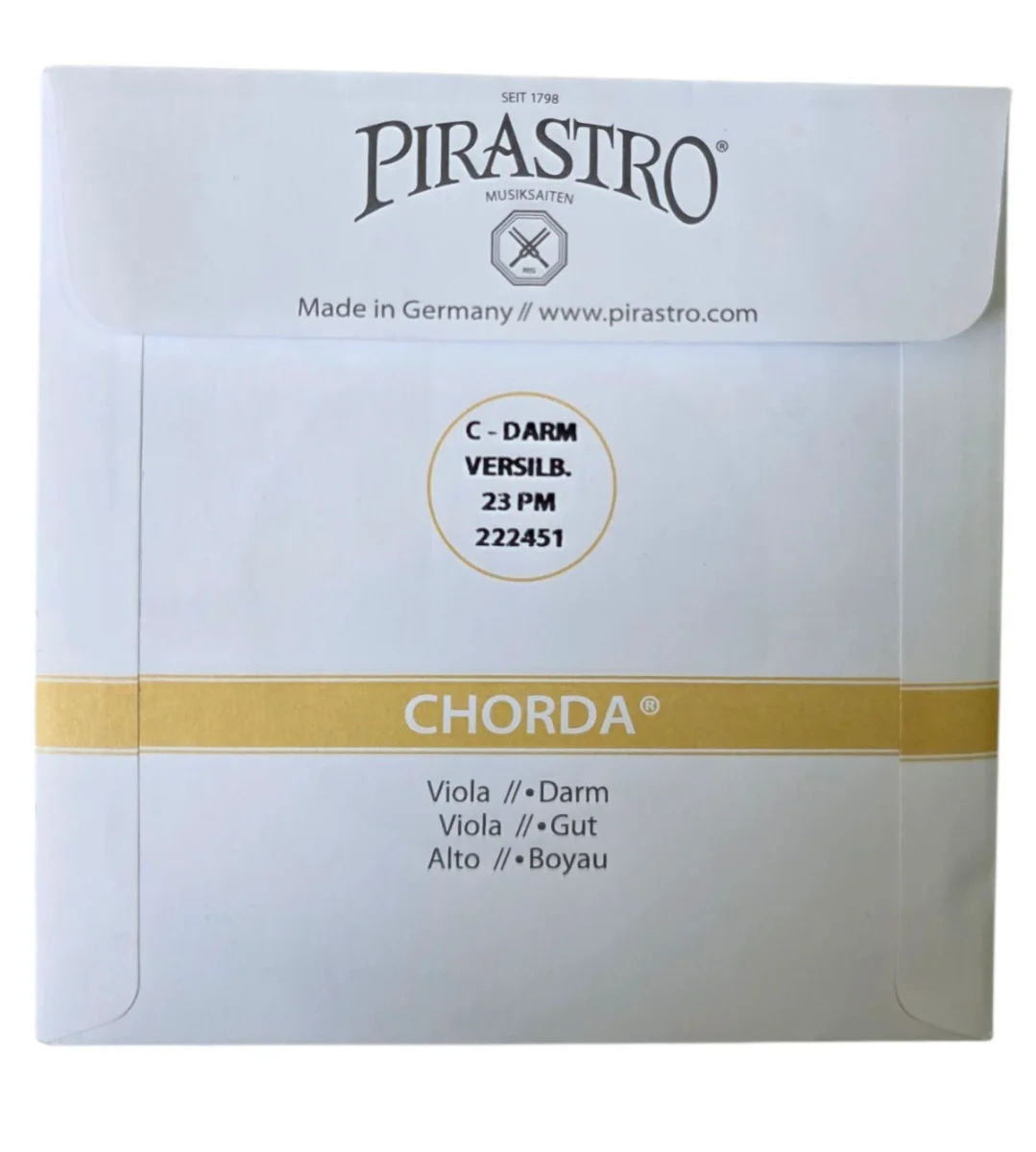 Cuerda DO p. viola, Chorda, plata, tensión fuerte