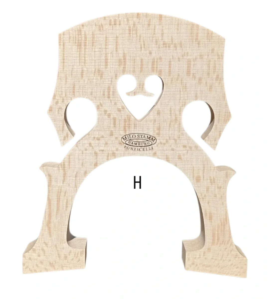 Puente MS cello STANDARD H, corazón H, 90 mm