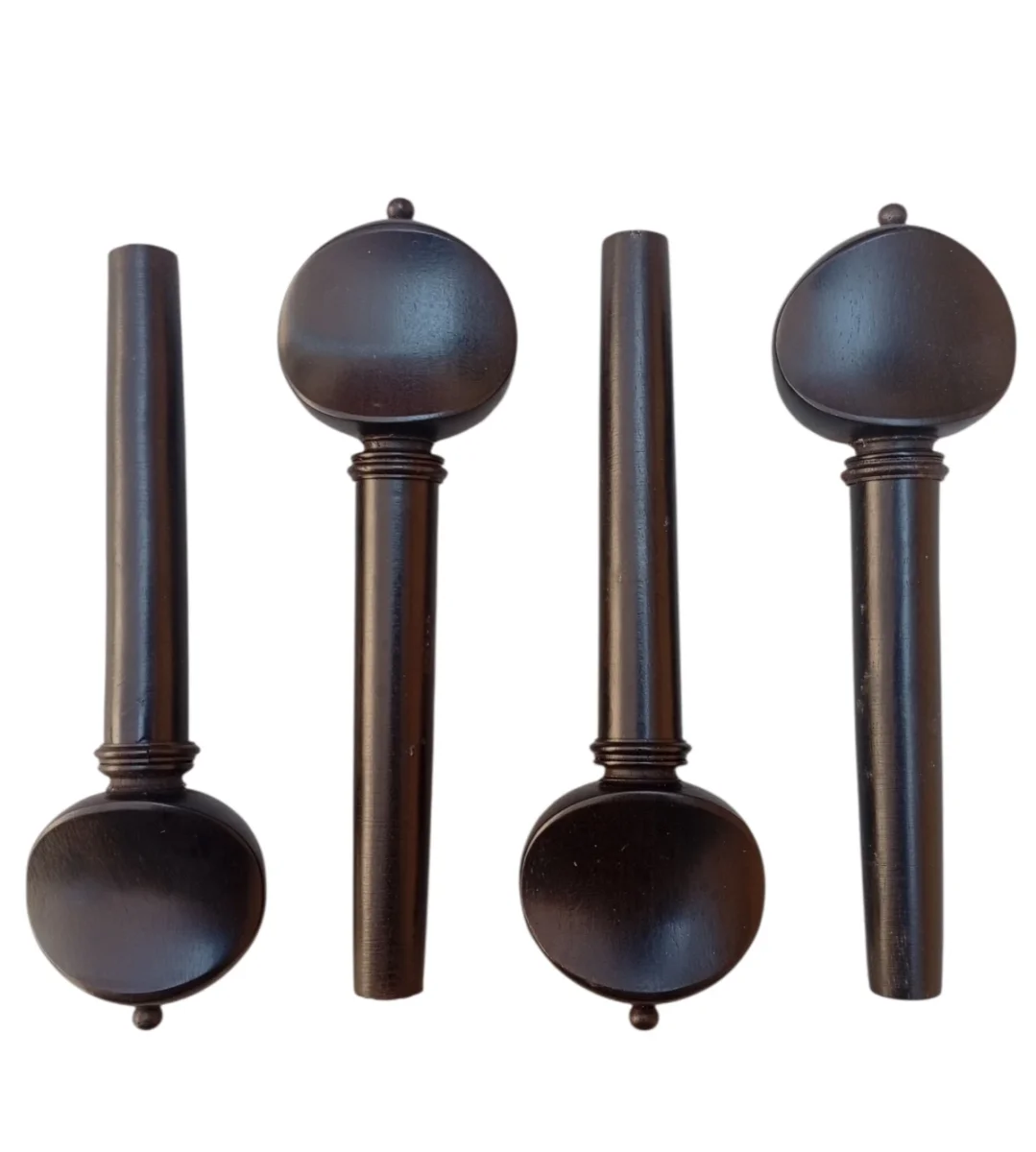 Jgo clavija Chelo Suizo ébano, bolita/collar negro