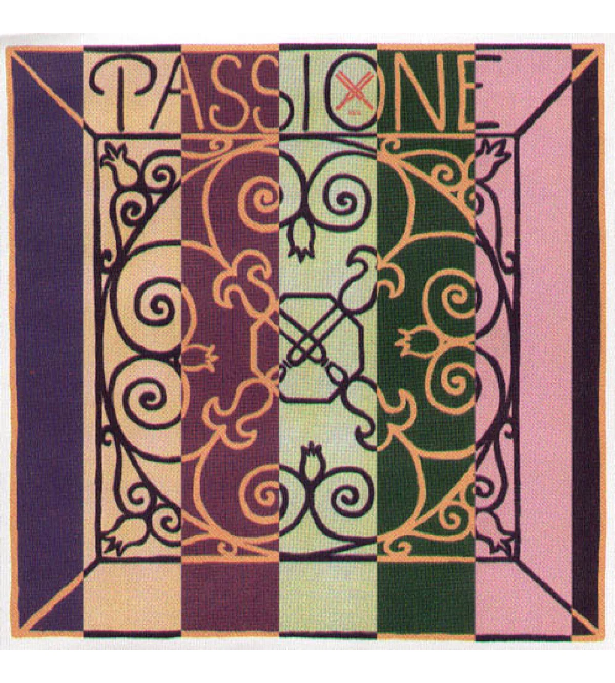 Cuerda RE/tripa entor. de plata p. viola, Passione