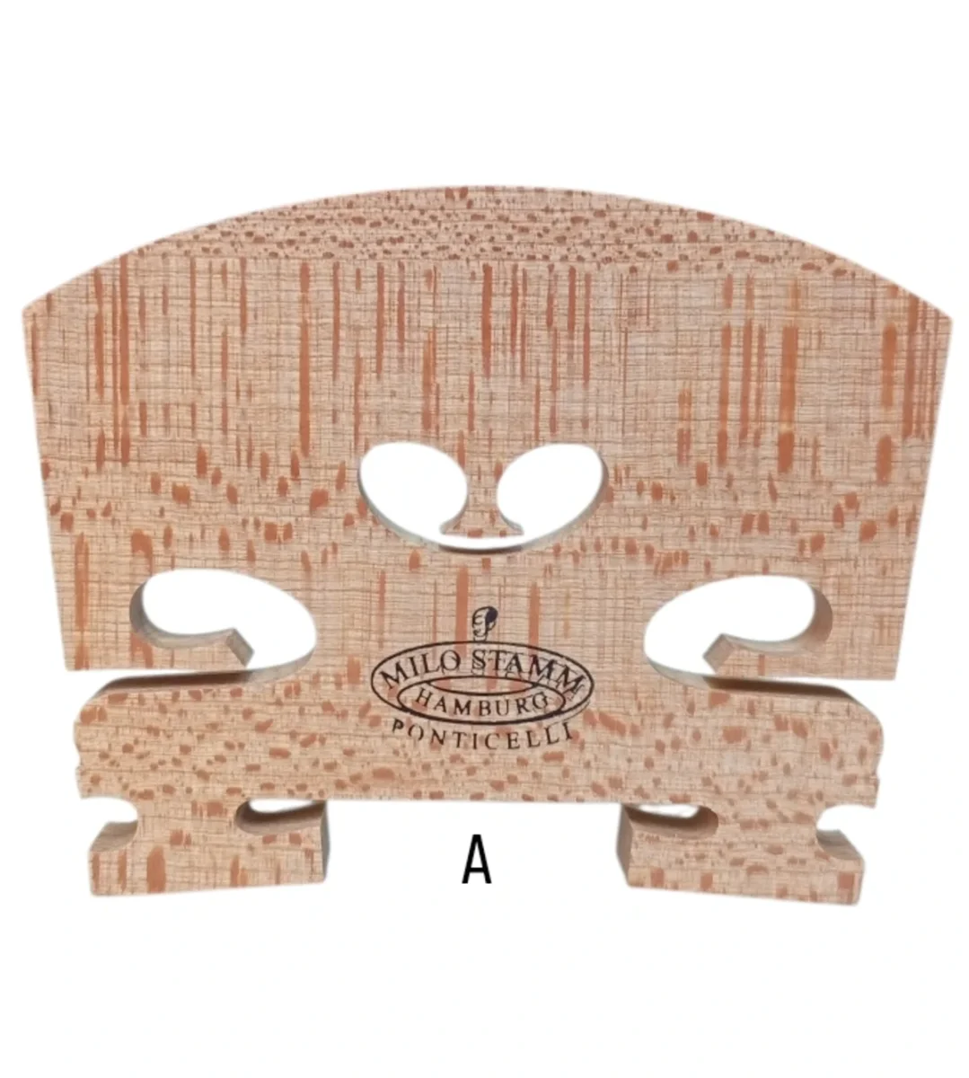 Puente MS violín PREMIUM A, corazón S, 41 mm