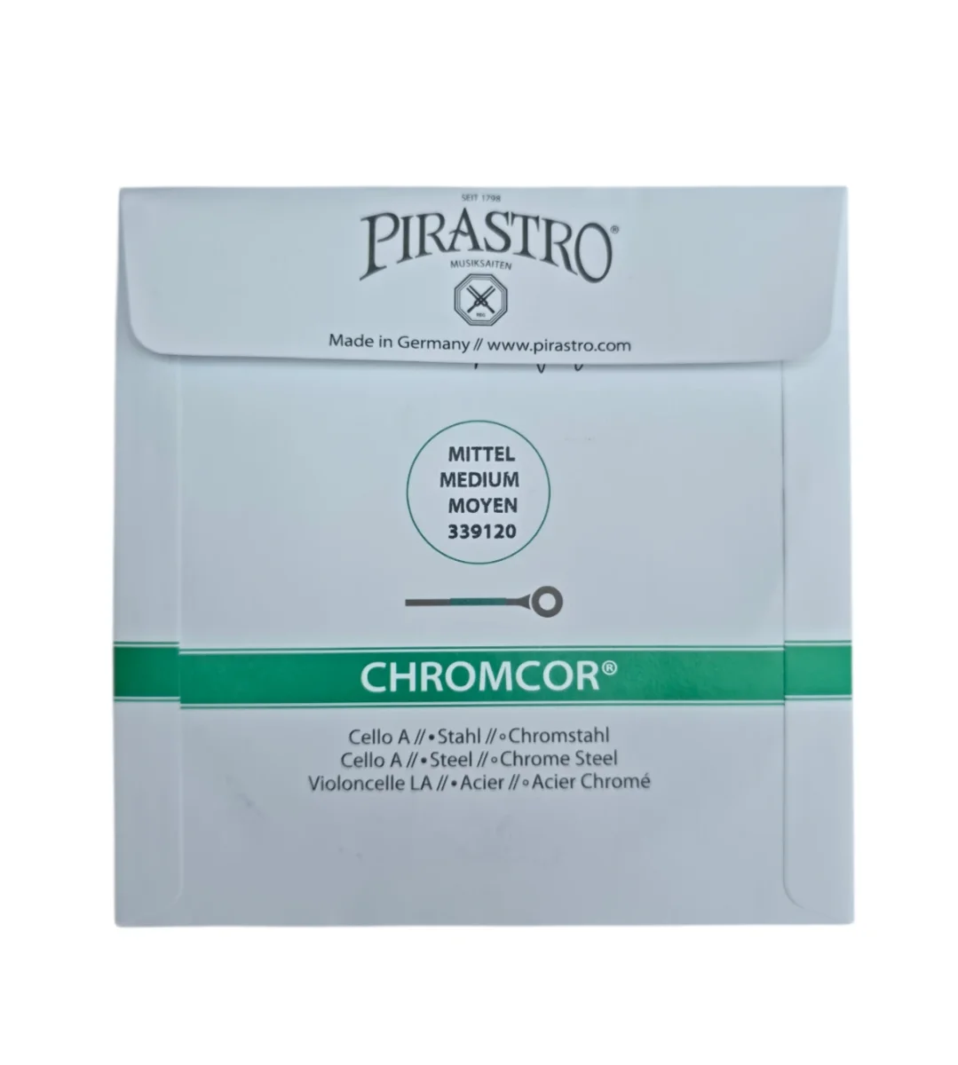 Cuerda LA p. violonchelo, Chromcor