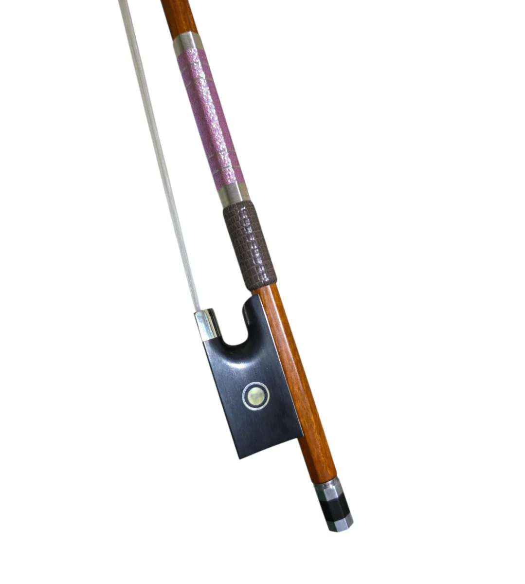 Arco pernambuco/plata violín, redondo