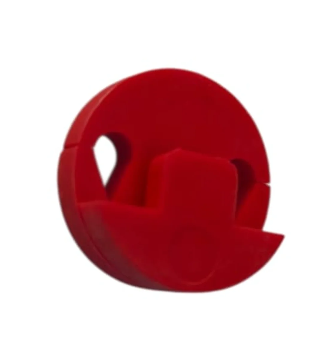 Sordina mod. Tourte redonda de hule p. violín, roja