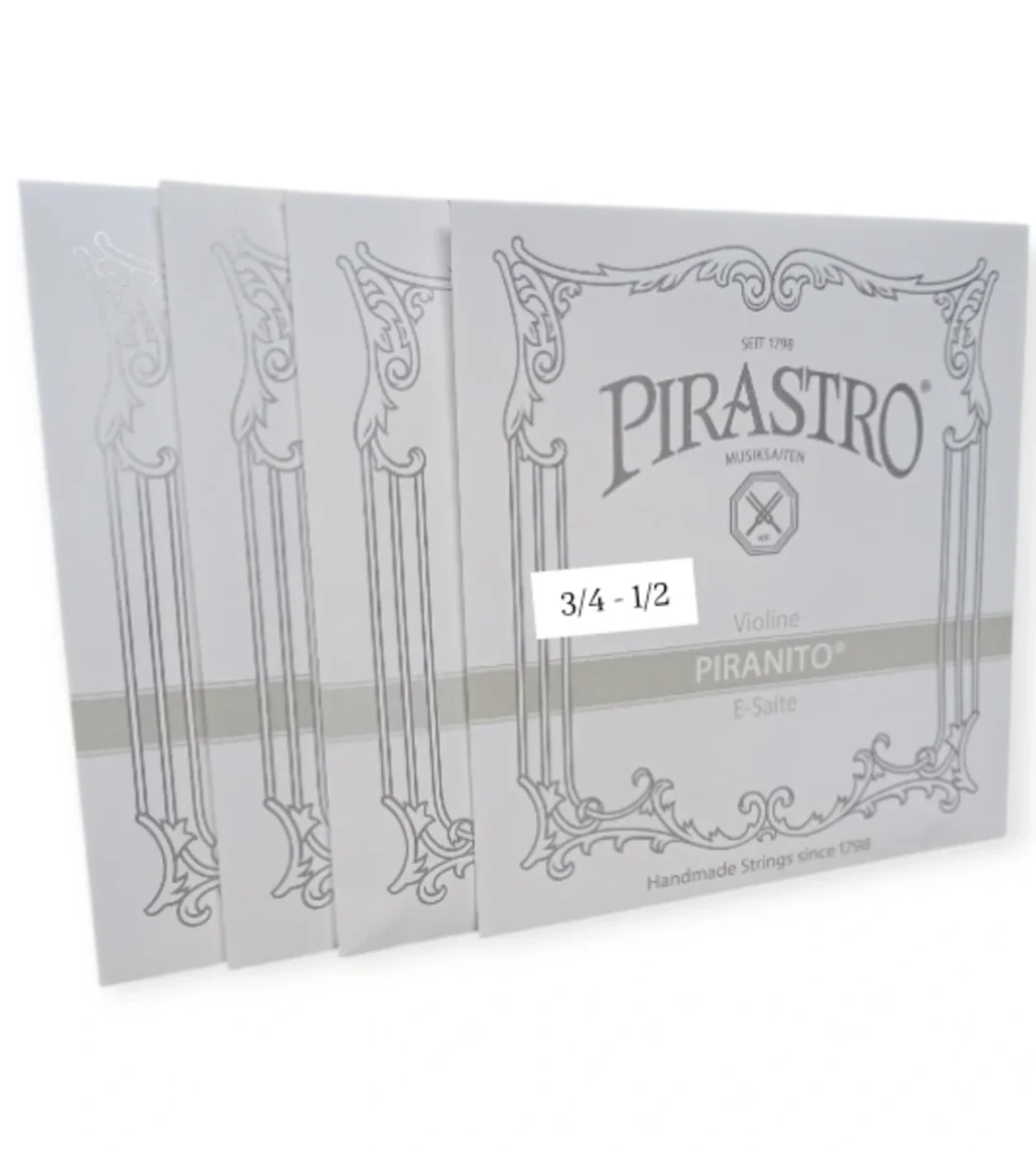 JUEGO de cuerdas p. violín 3/4-1/2, Piranito