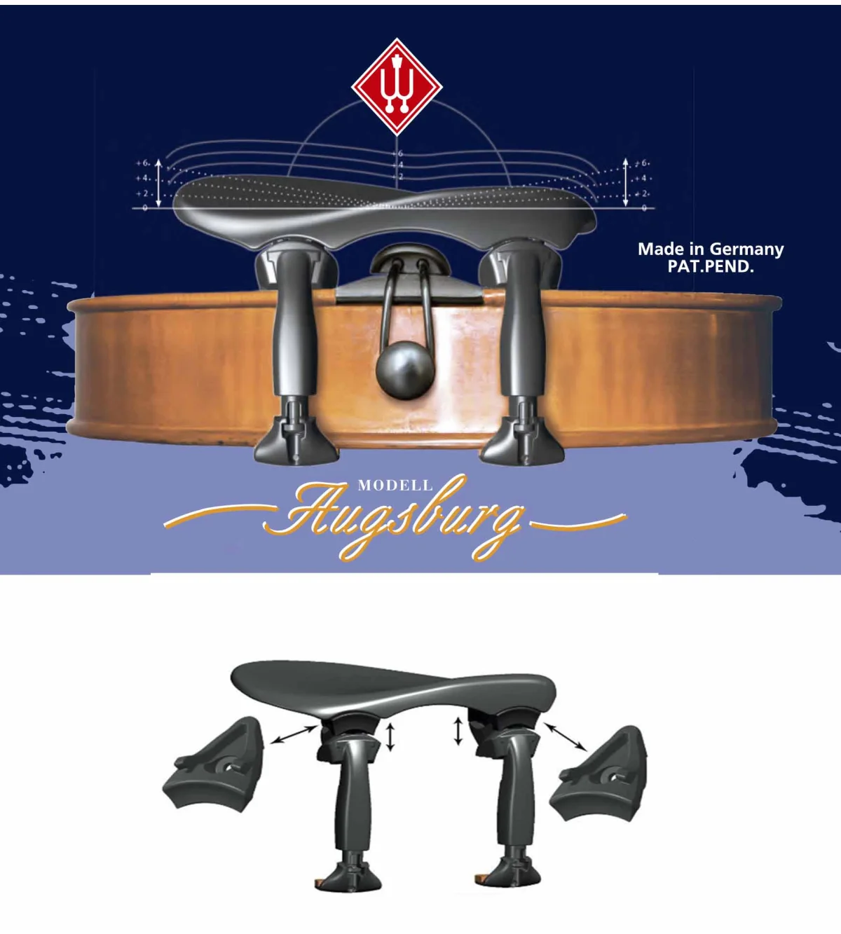 Barbada central Wittner Augsburg p. violín 4/4