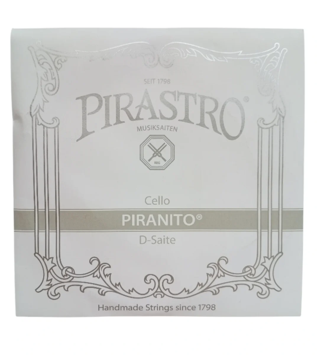 Cuerda RE p. violonchelo, Piranito