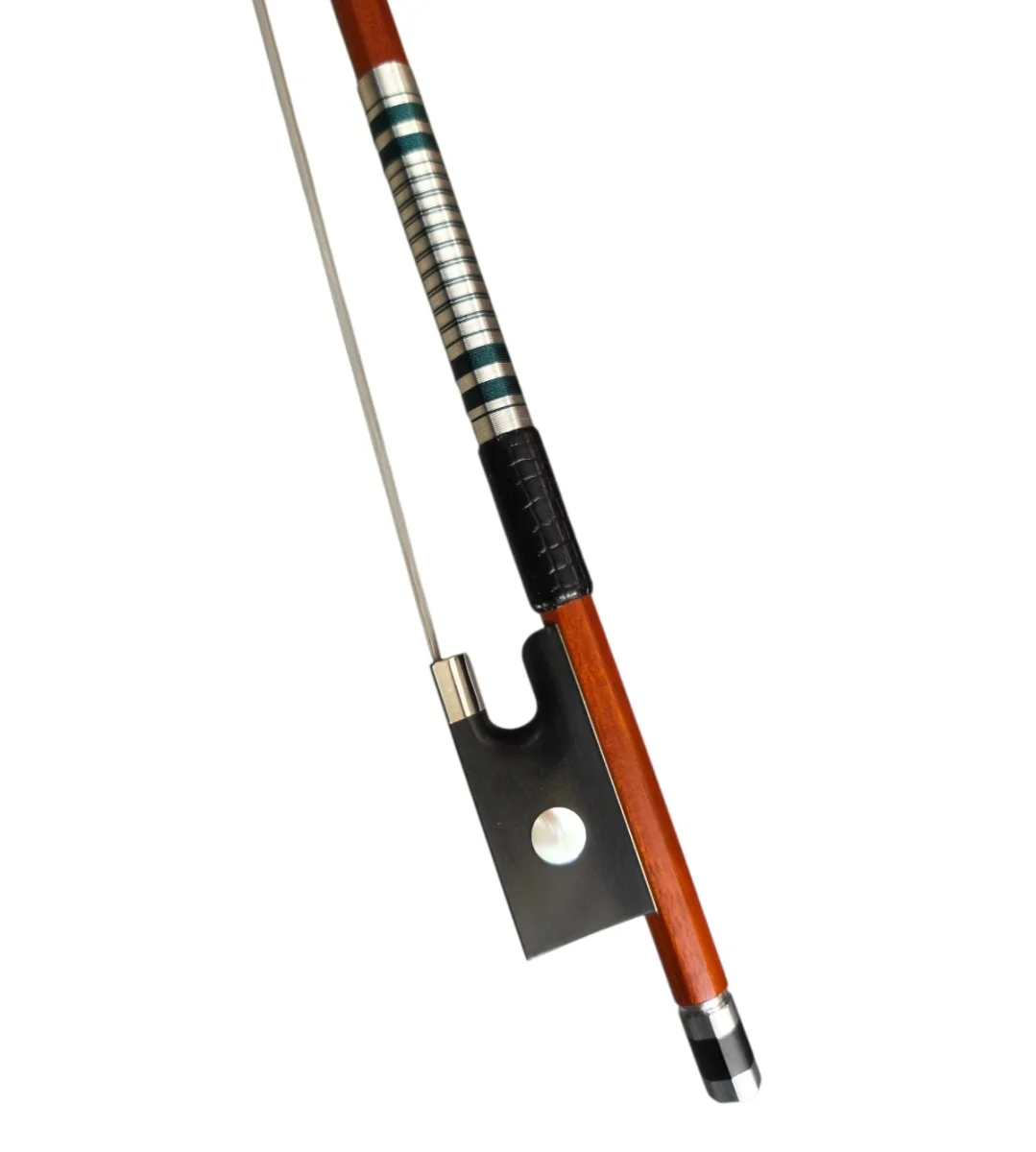 Arco pernambuco/plata violín, redondo
