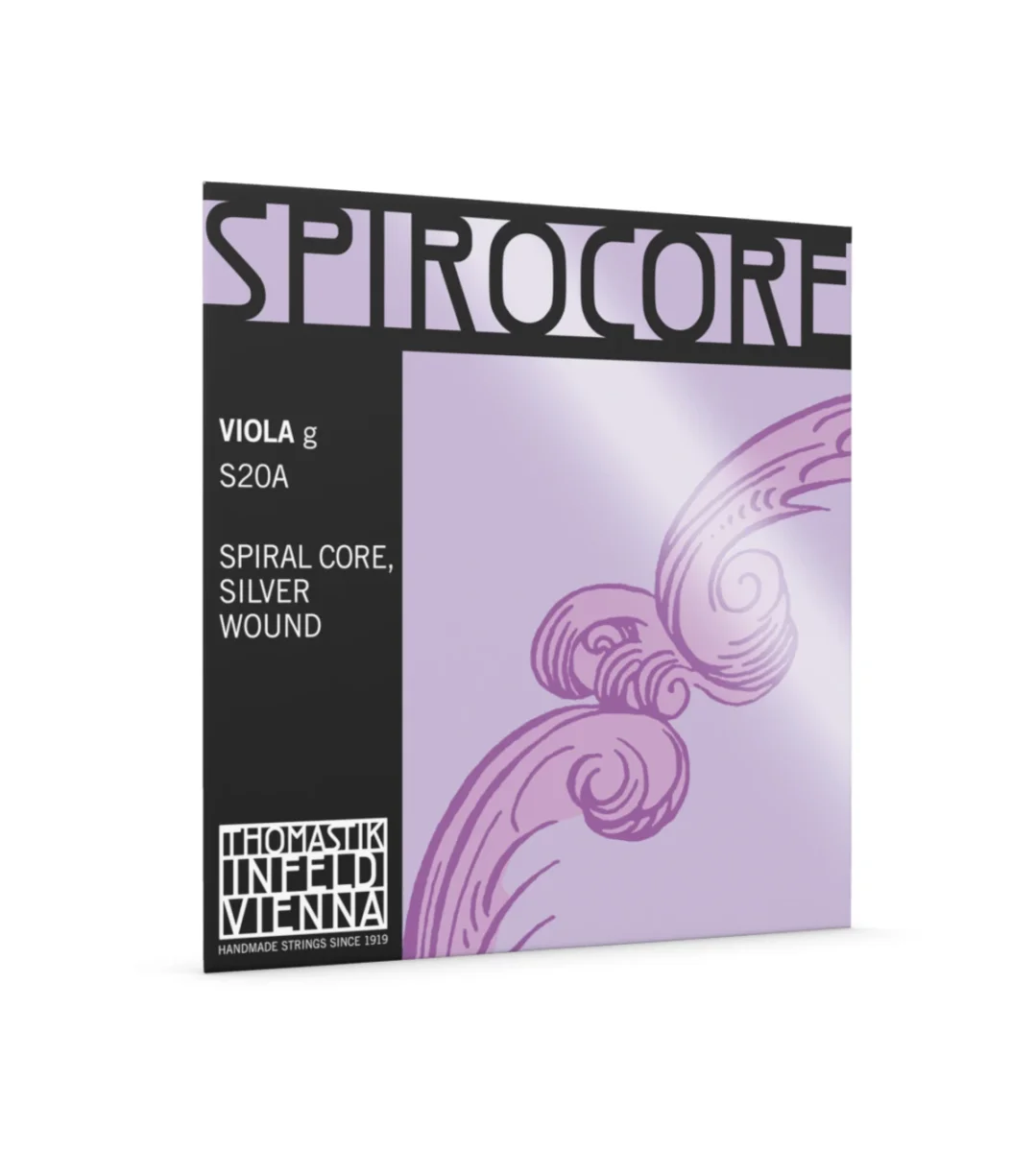 Cuerda SOL p. viola spirocore plata