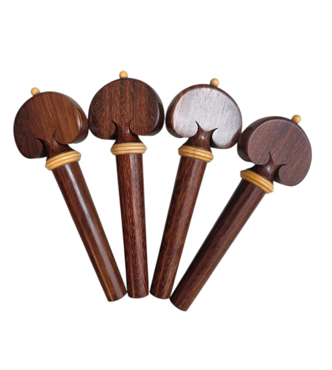 Jgo clavijas acura cello corazón, tintul con beige