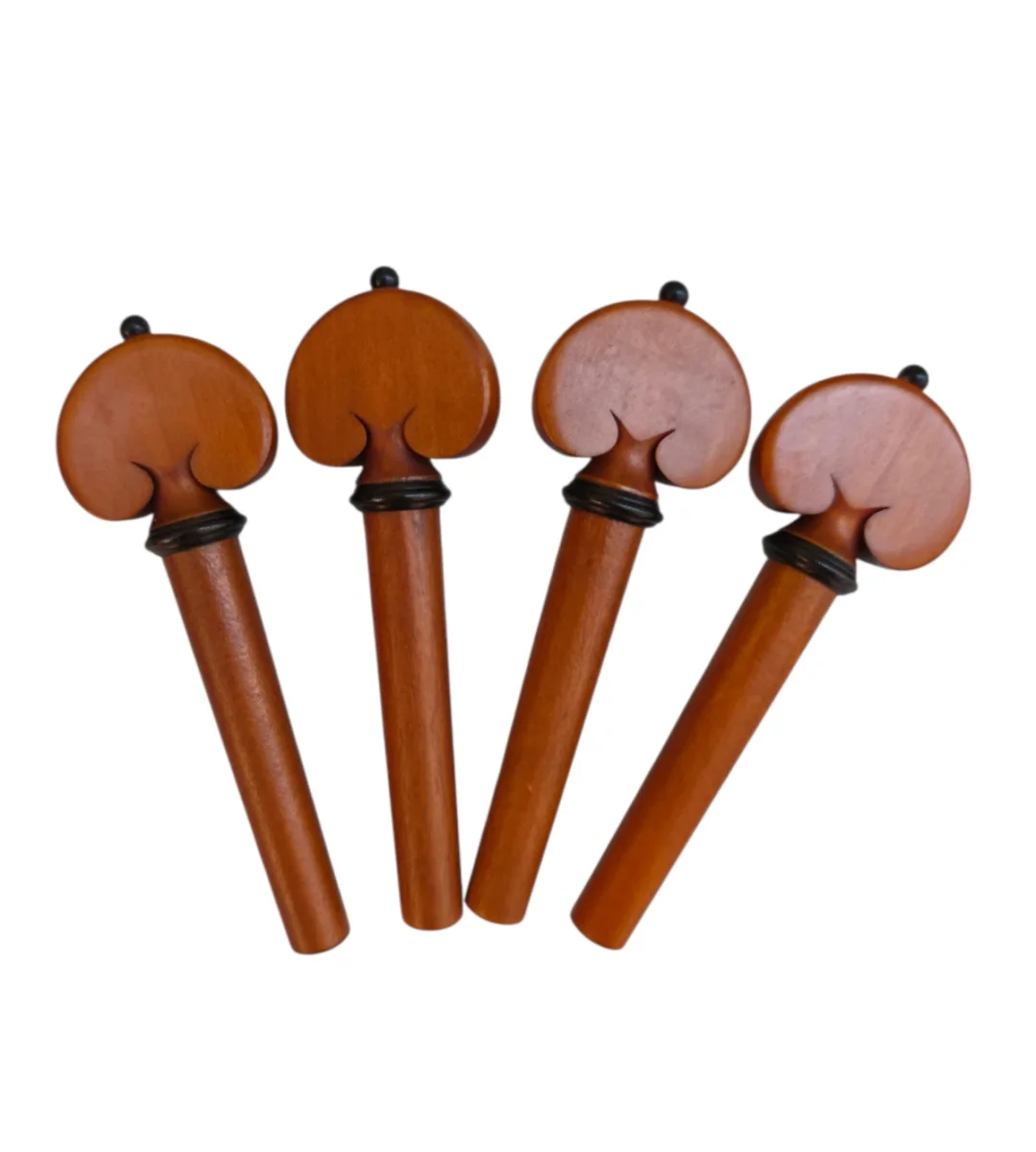 Jgo clavijas acura violin corazón, boj con ébano