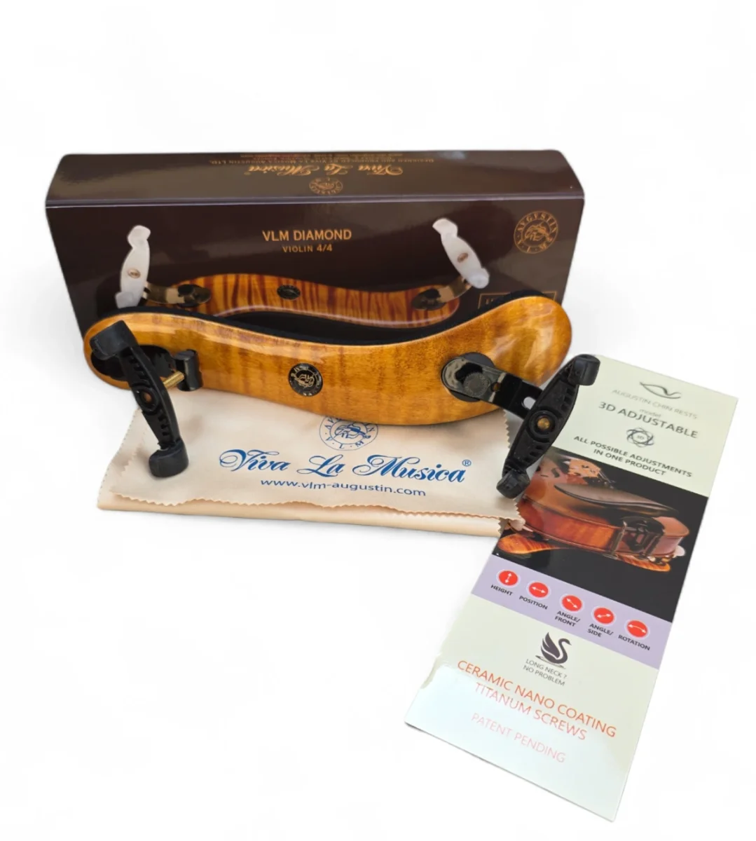 Cojín VLM Diamond p. violín, arce claro, herrajes negros