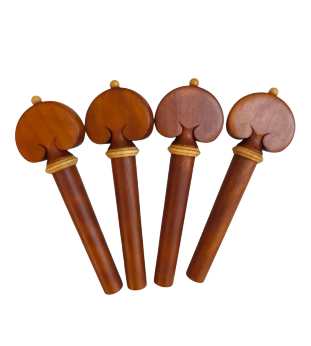 Jgo clavijas acura violin corazón, boj con beige