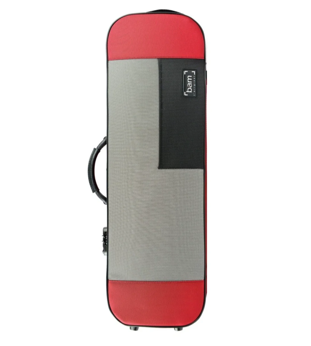 Estuche para violín BAM Stylus rectangular, rojo