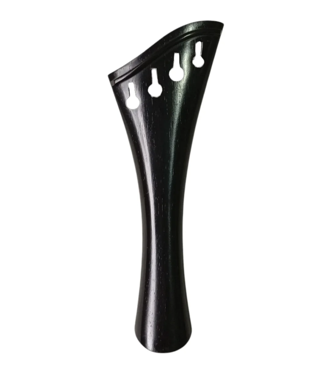 Cordal arpa viola, largo 13.5 cm, ébano/tira negra