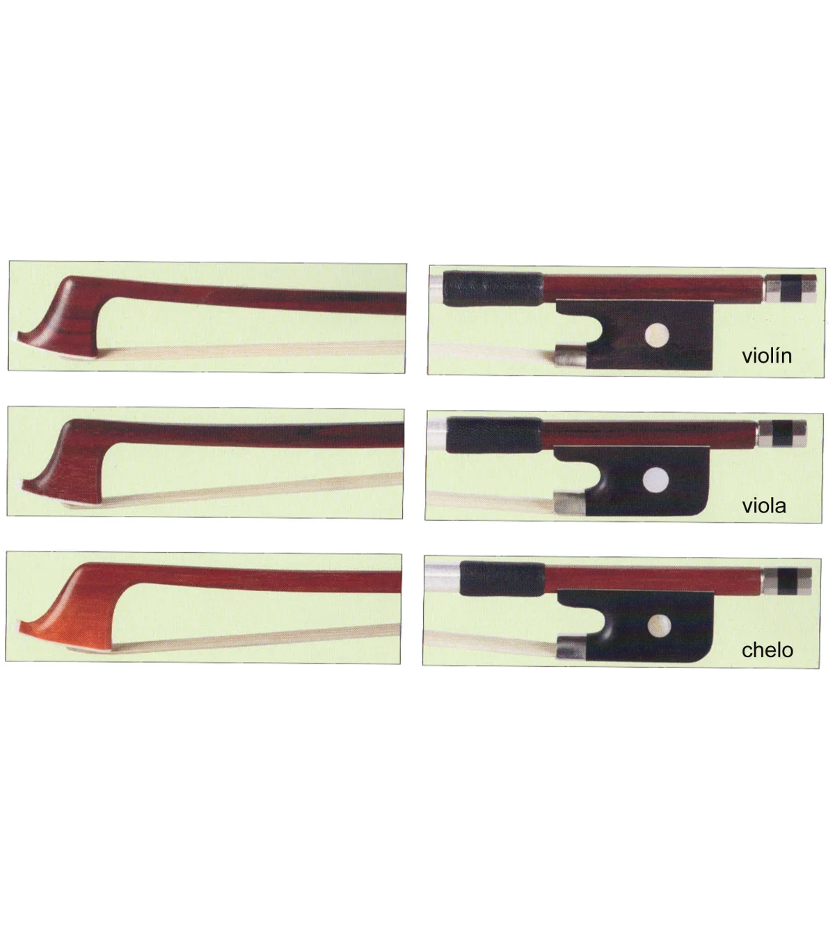 Arco chino Contrabajo 1/2, talón francés