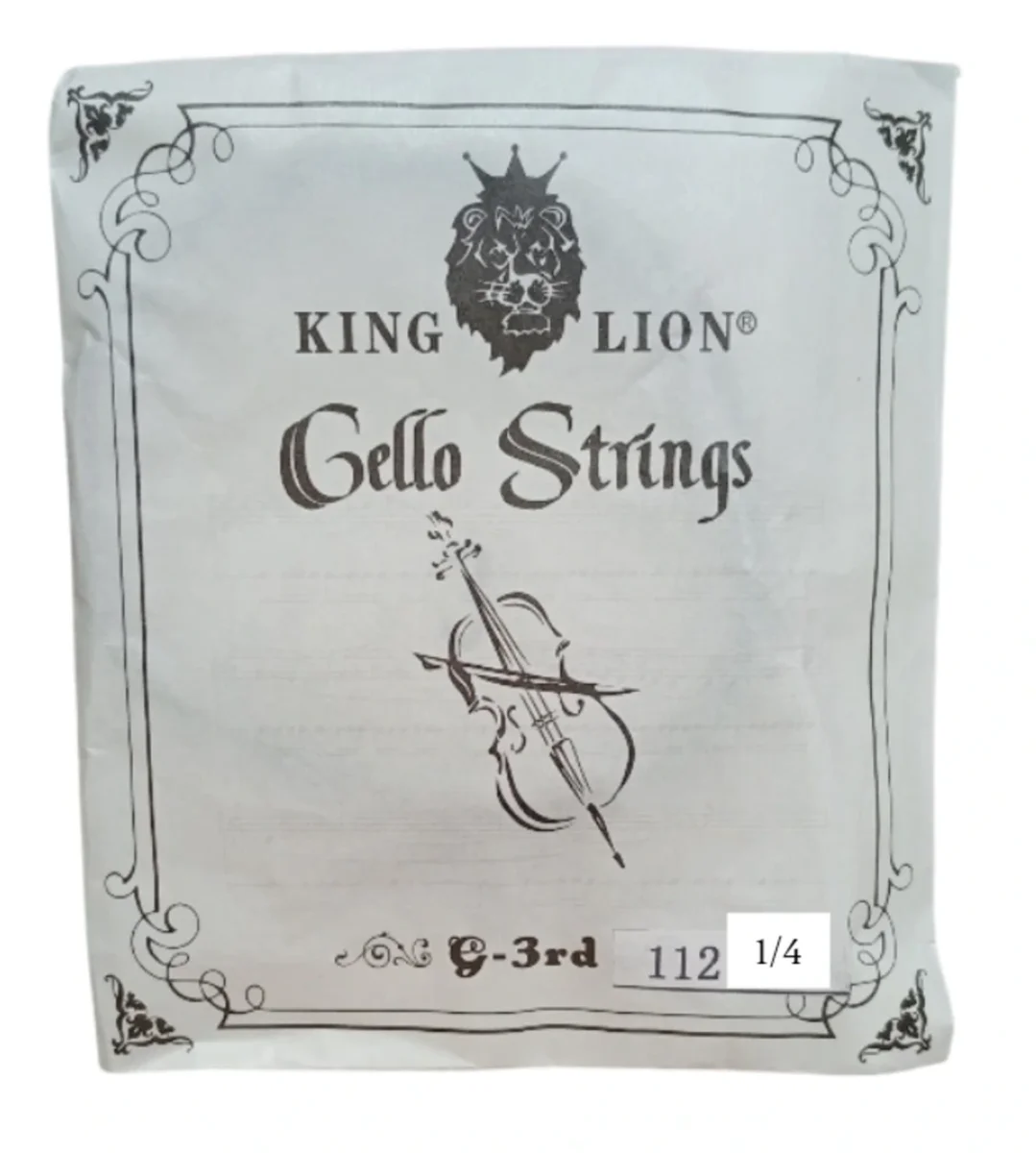 Cuerdas SOL p. cello rey leon 1/2-14