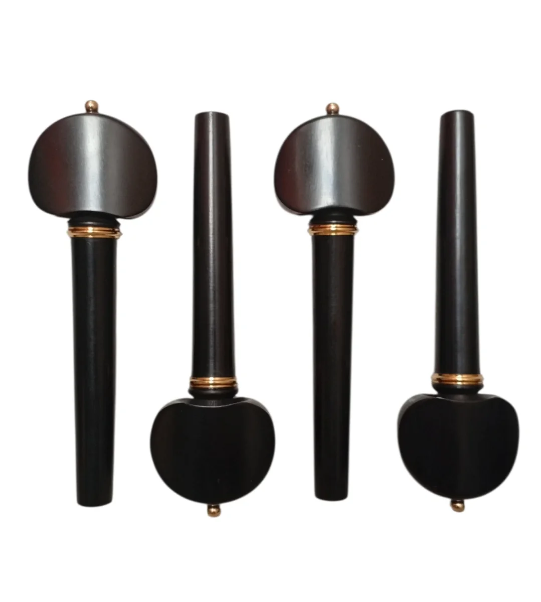 Jgo clavija Chelo Hill ébano, bolita/collar dorado