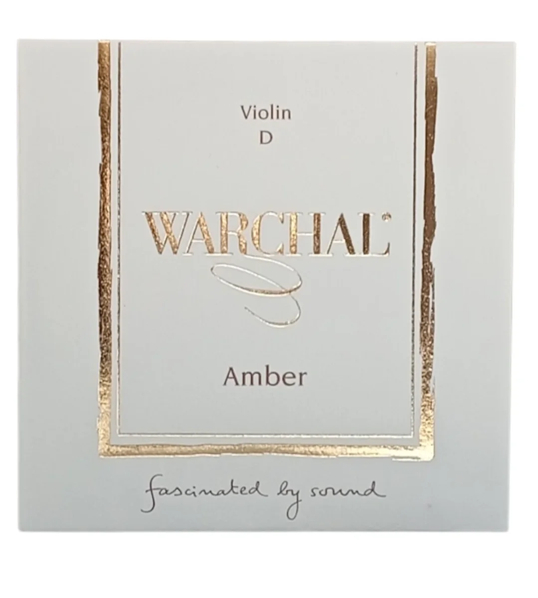 Cuerda de RE p. violín, Amber