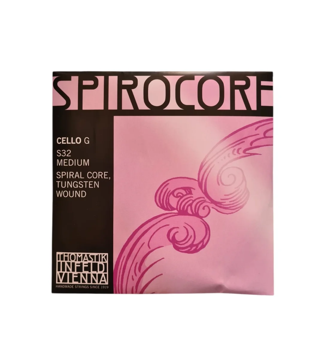 Cuerda SOL p. violonchelo, Spirocore, tungsteno