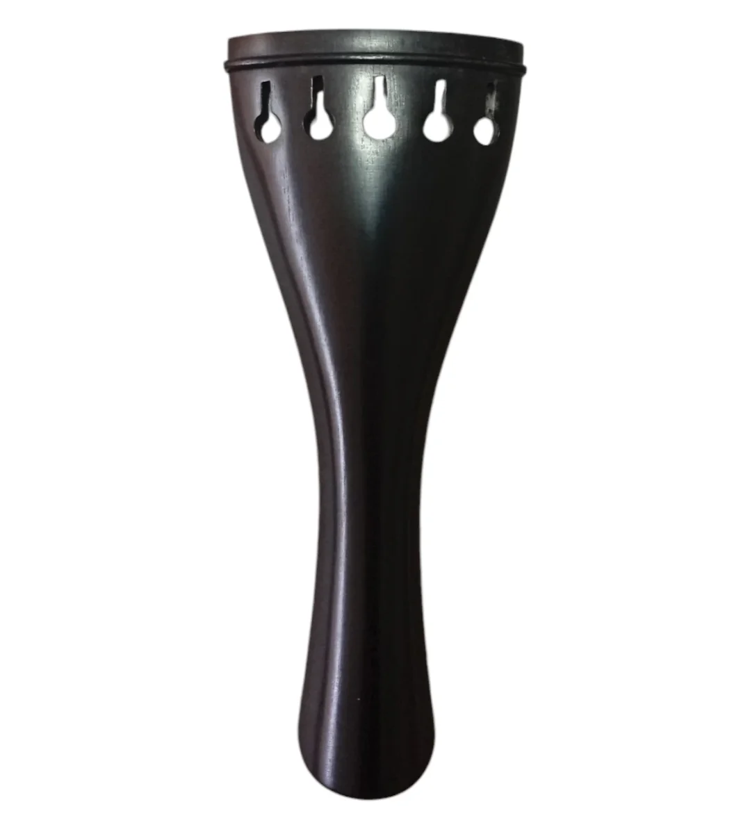 Cordal curvo viola ébano tira negra, 5-cuerdas