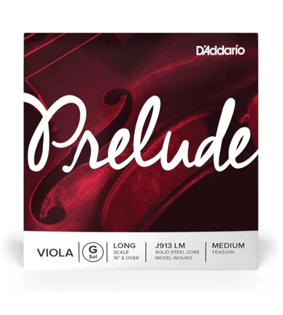 Cuerda SOL p. viola prelude long