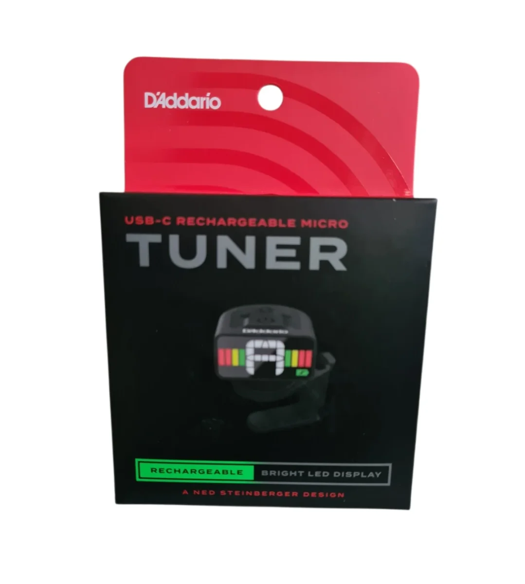 Afinador electrónico recargable p/ guitarra