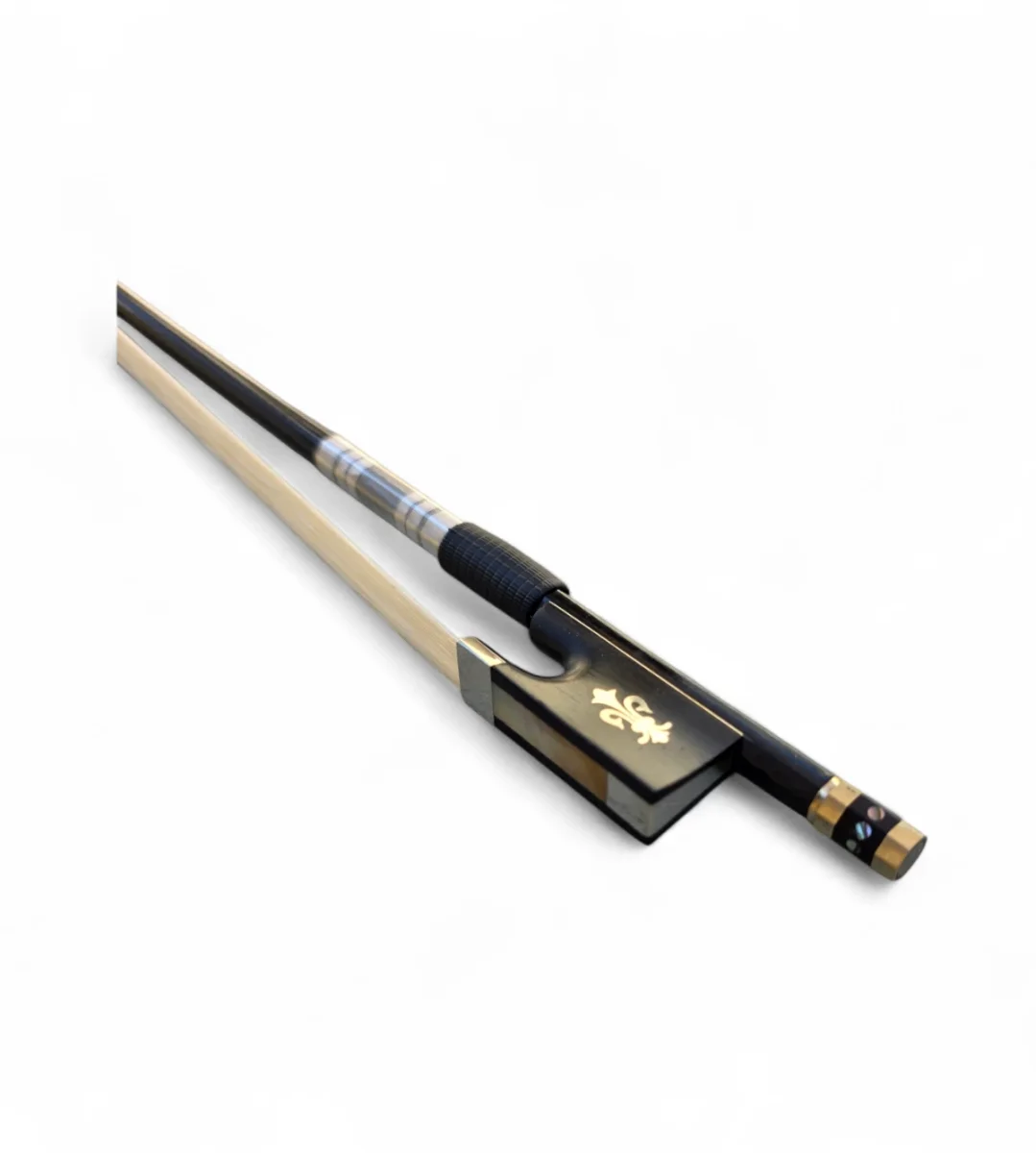 Arco fibra de carbono 3/4, violín flor de lis