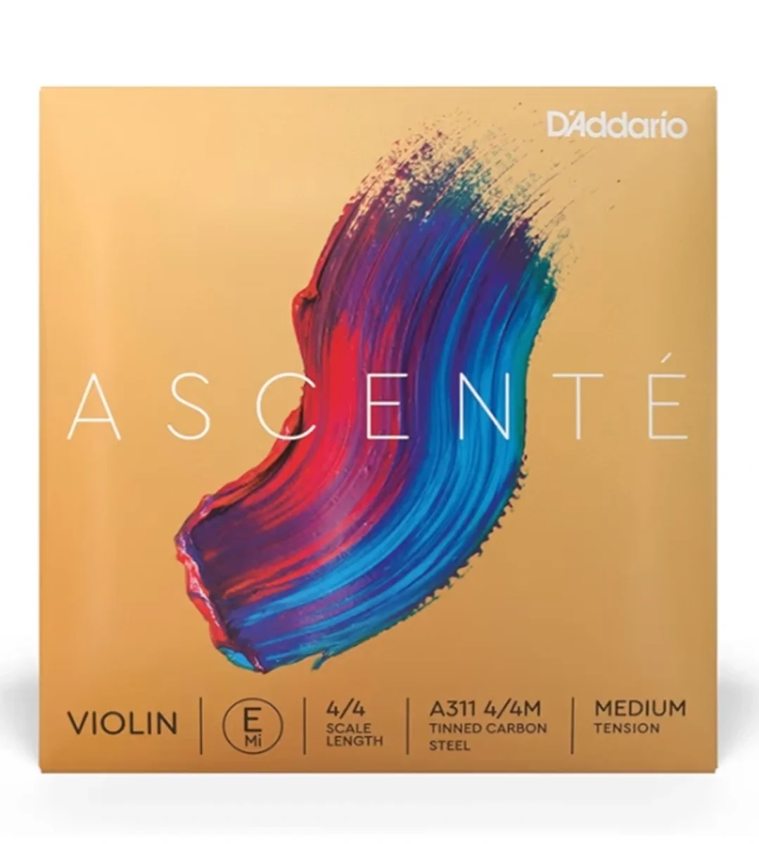 Cuerda MI p. violín, Ascente