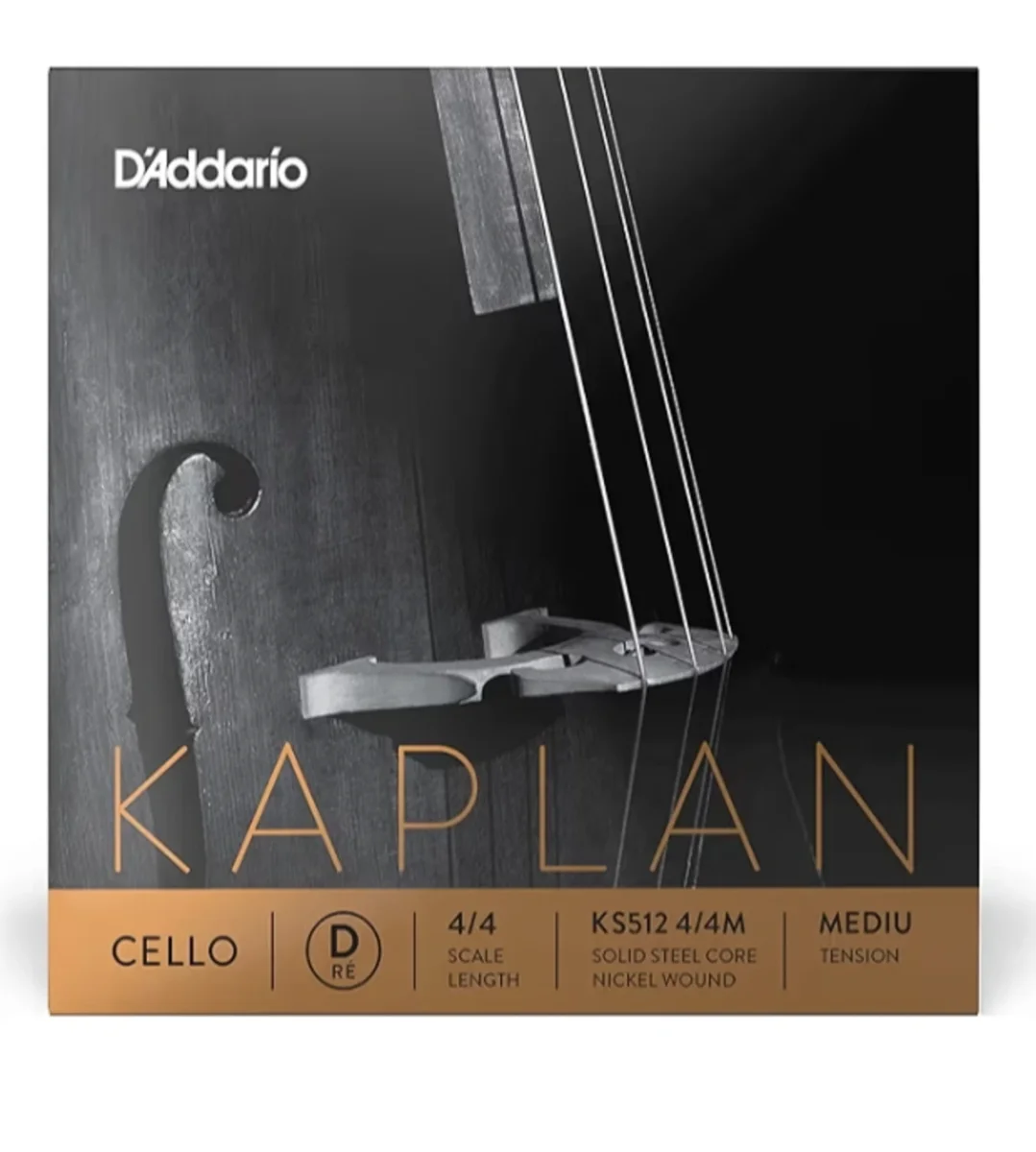 Cuerda RE p. violonchelo, Kaplan